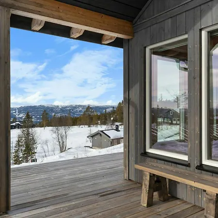 Nyaraló Modern Mountain Near Norefjell *